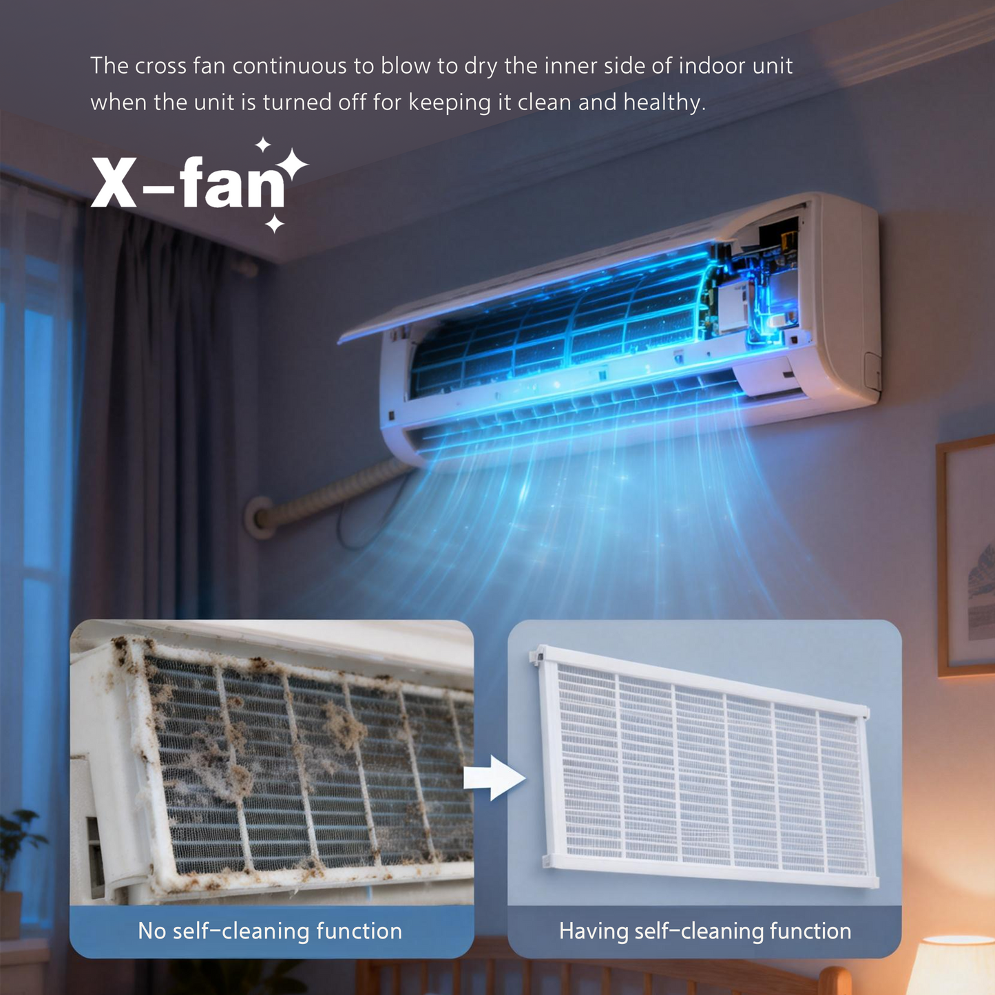12,000BTU 115V Mini Split Inverter AC with Heat Pump