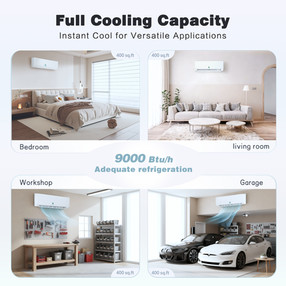 12,000BTU 115V Mini Split Inverter AC with Heat Pump